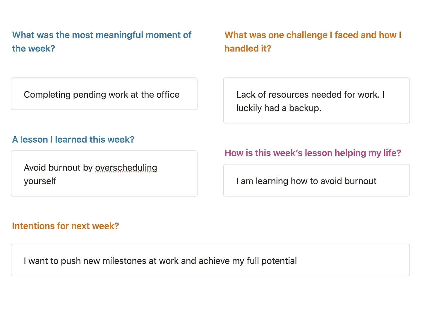 Mindful Productivity Journal Notion System preview 3